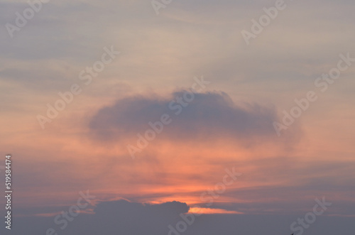 sky cloud in summer seasonal 