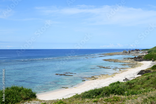 沖縄の美しい海の風景