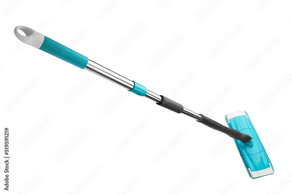 Blue plastic mop Blue plastic mop