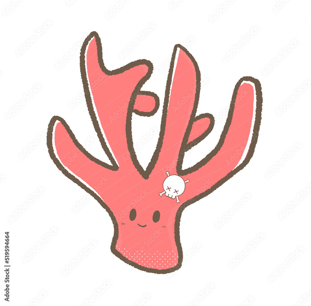 Obraz premium R:もっとメルヘンなきのこ☆ カエンタケ④