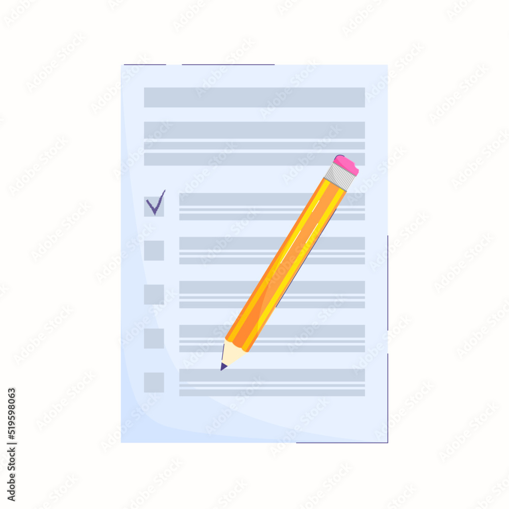 Voting concept. Ballot for voting. Voting concept. Ballot for voting.