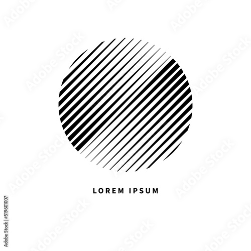 Minimal logo, geometric modern icon
