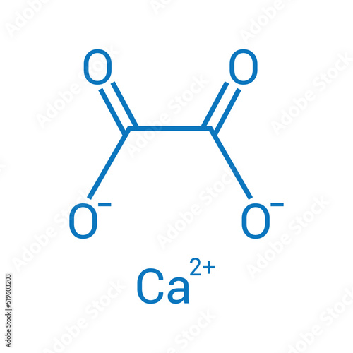 Tapeta chemical structure of Calcium oxalate (CaC2O4)