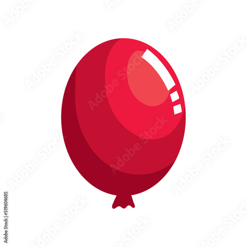 red balloon helium floating