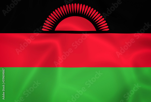 Free Download Illustration waving state flag of Malawi - GFXLoad