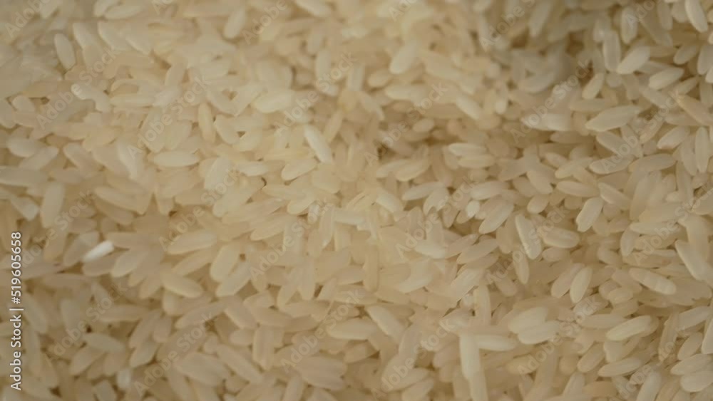 Macro photography of parboiled Chinese rice groats. Macro photography of parboiled Chinese rice groats.