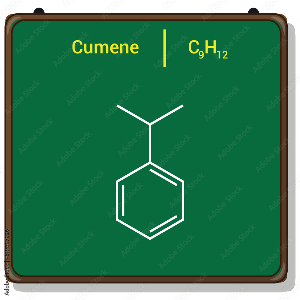 chemical structure of Cumene (C9H12) chemical structure of Cumene (C9H12)