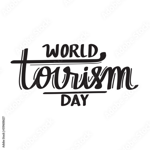 tourism day lettering