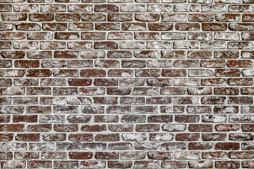 Obraz premium the old red brick wall