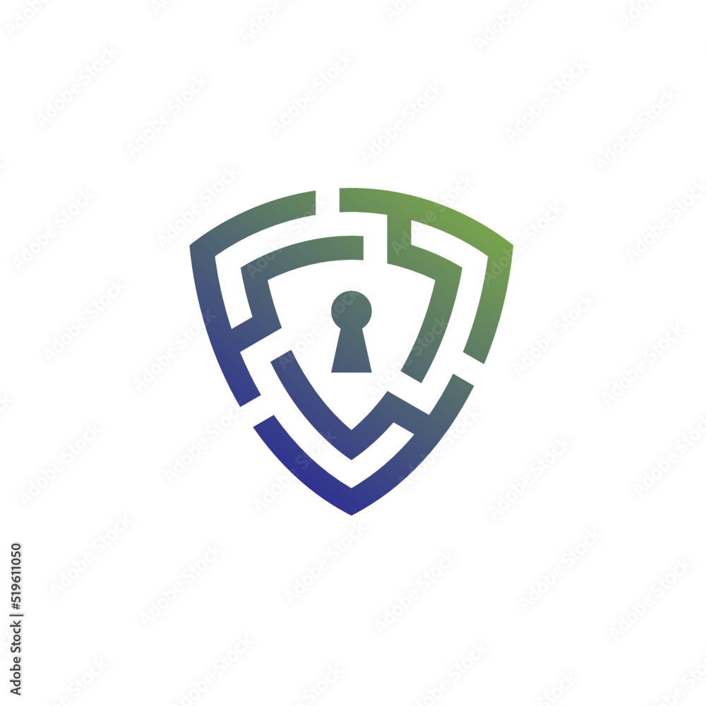 Illustration Vector Graphic of Modern Cyber Security Illustration Vector Graphic of Modern Cyber Security