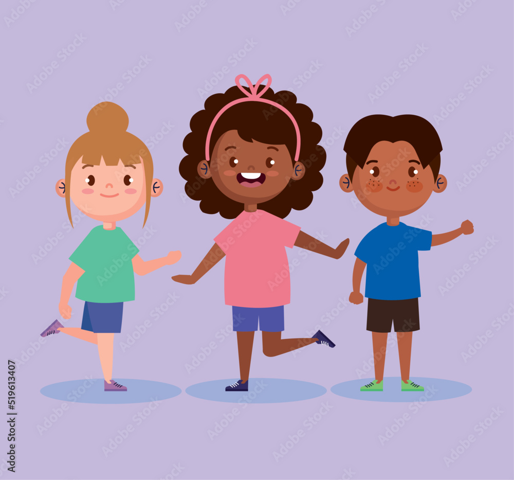 interracial little kids playing interracial little kids playing