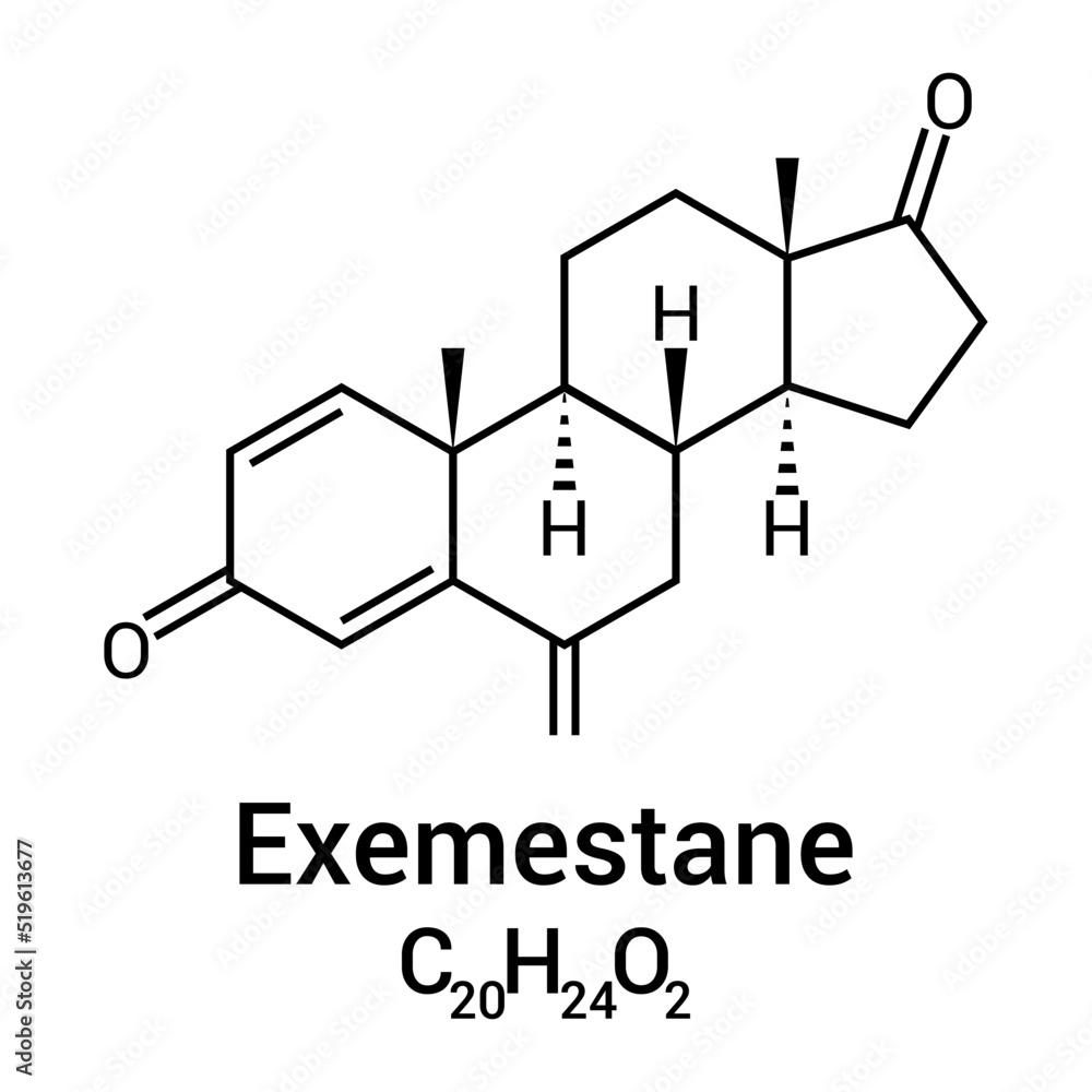 chemical structure of Exemestane (C20H24O2) chemical structure of Exemestane (C20H24O2)