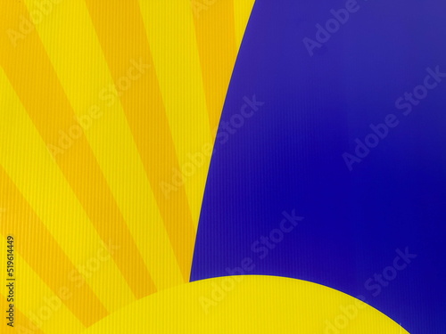 blue and yellow background