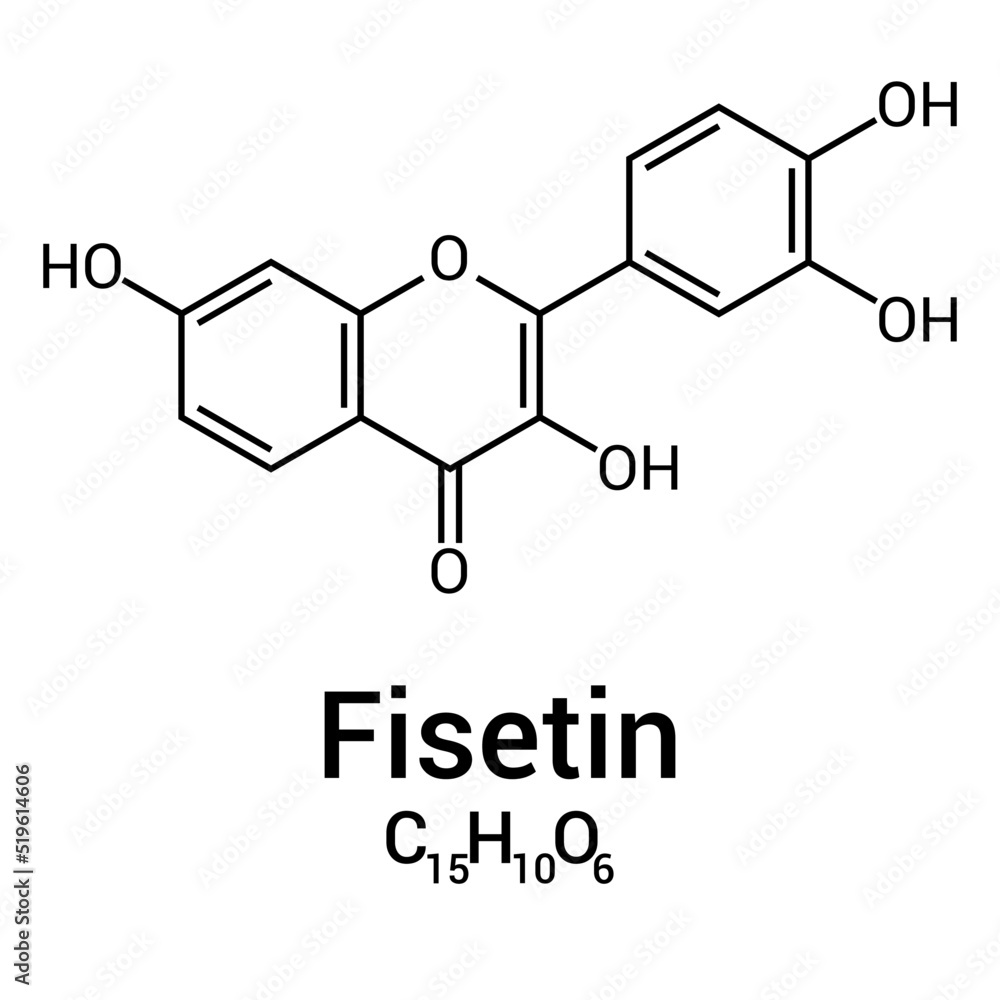 chemical structure of Fisetin (C15H10O6) chemical structure of Fisetin (C15H10O6)