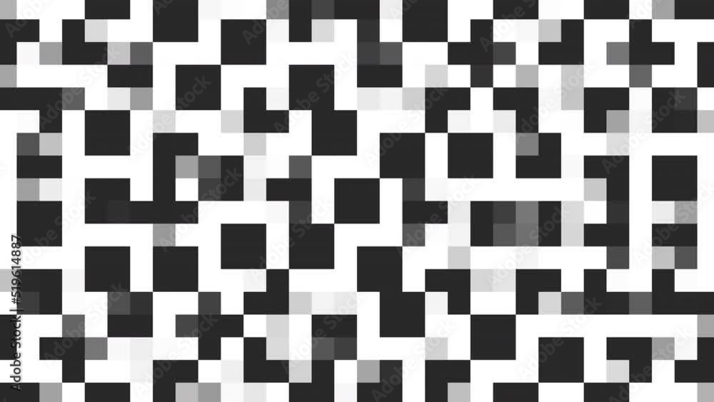 8 bit pattern with black and white pixels, motion abstract corporate, game and retro style background 8 bit pattern with black and white pixels, motion abstract corporate, game and retro style background