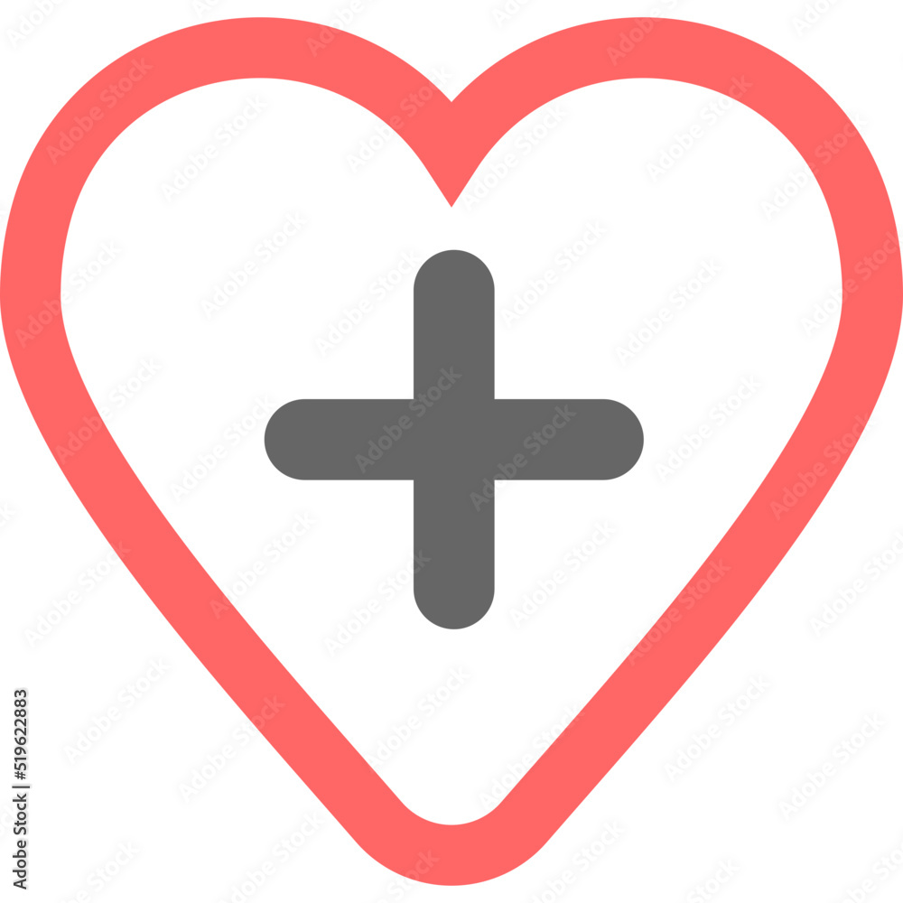 Obraz premium medical heart icon