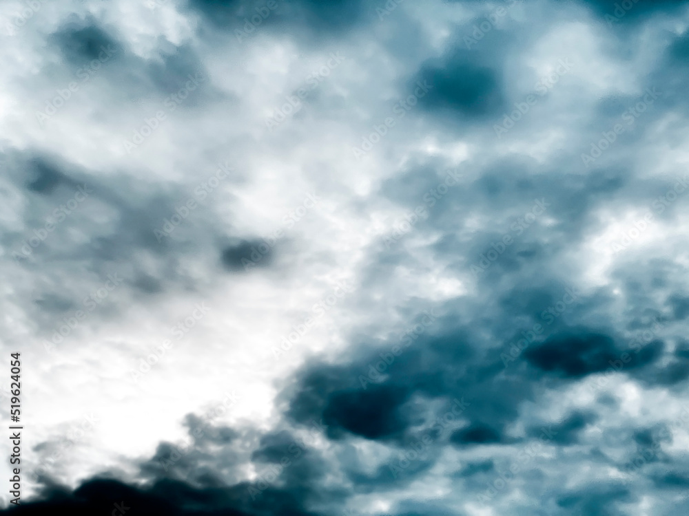 Obraz premium The rain clouds that were formed causing a thunderstorm