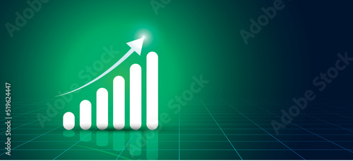 grafico, freccia, economia, finanza,	
