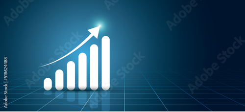 grafico, freccia, economia, finanza,	
