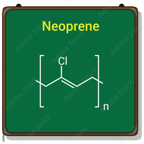 the chemical structure of Neoprene