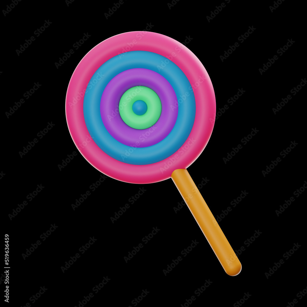 sweet candy food and drink icon 3d rendering on isolated background sweet candy food and drink icon 3d rendering on isolated background