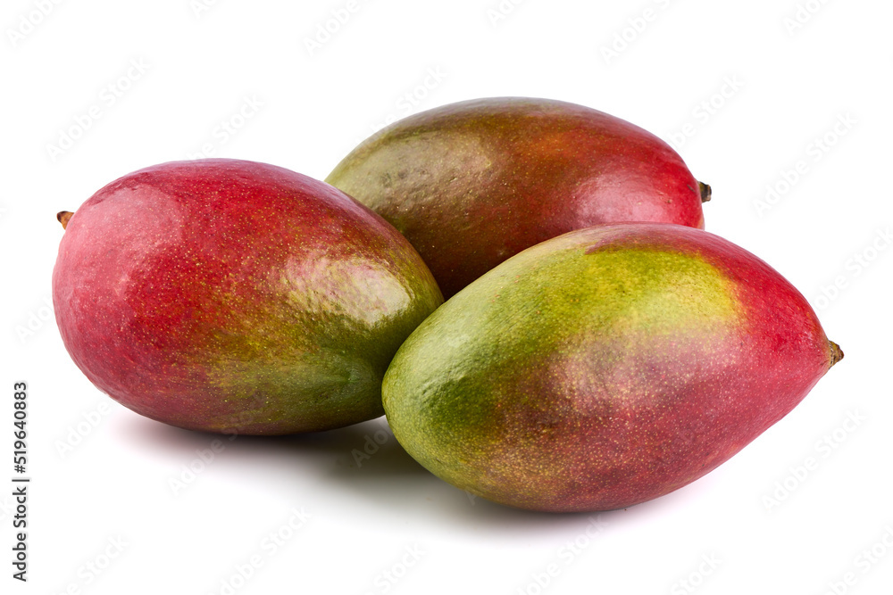 Ripe mango isolated on white background. Ripe mango isolated on white background.