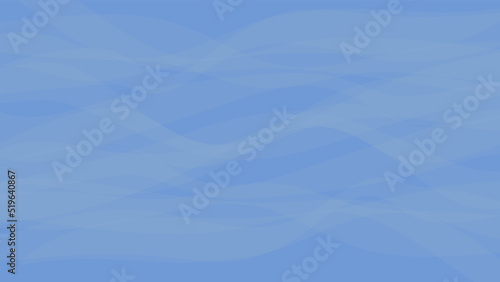 Blue background with waves. Simple vector background.
