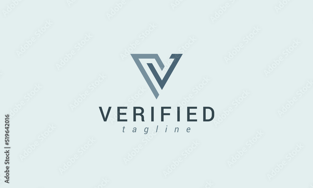 Letter v creative simple modern logo Letter v creative simple modern logo