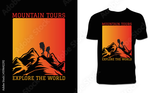 Hiking Adventure T Shirt And Apparel Design 