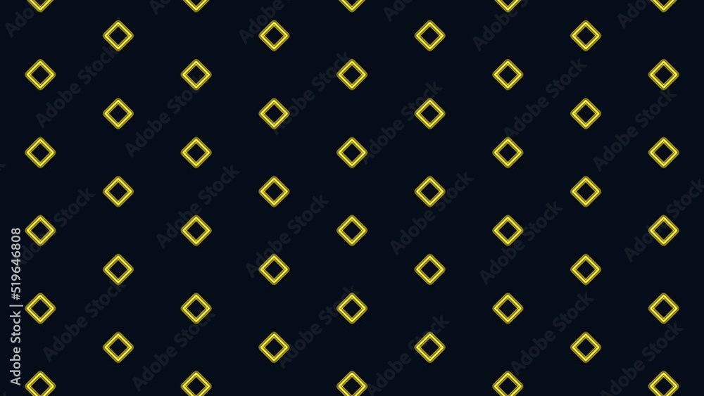 Neon led light squares pattern in dark space, motion abstract business, futuristic and corporate style background Neon led light squares pattern in dark space, motion abstract business, futuristic and corporate style background