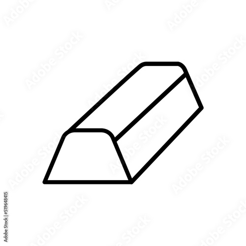 Złoto, sztabki złota - ikona wektorowa