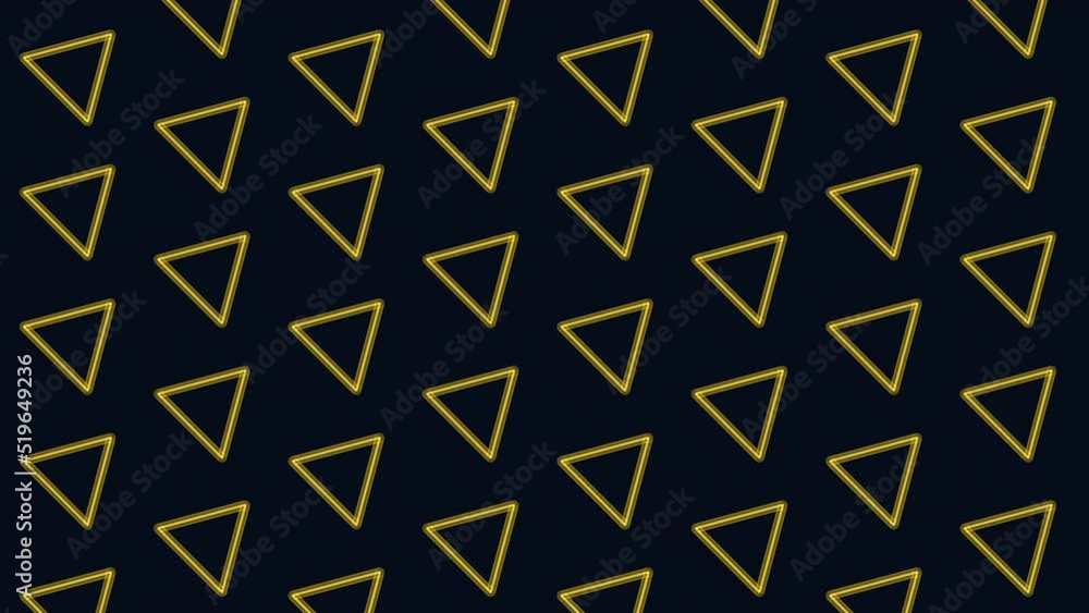 Rainbow triangles pattern in dark space, motion abstract business, futuristic and corporate style background Rainbow triangles pattern in dark space, motion abstract business, futuristic and corporate style background