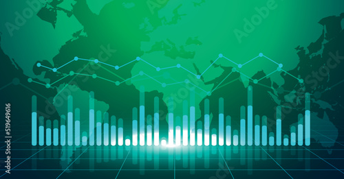 grafico, economia,  finanza, azioni, mercato, mondo
