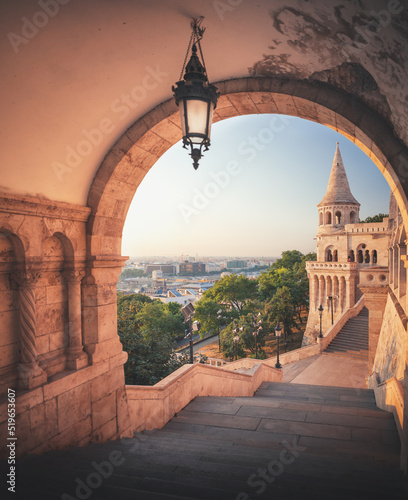 Fisherman's Bastion, Budapest in the morning