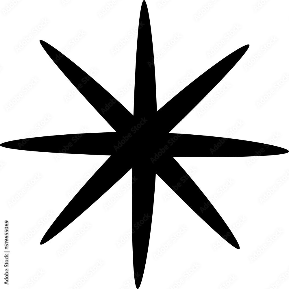 star vector design illustration isolated on transparent background star vector design illustration isolated on transparent background