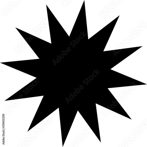 star vector design illustration isolated on transparent background 