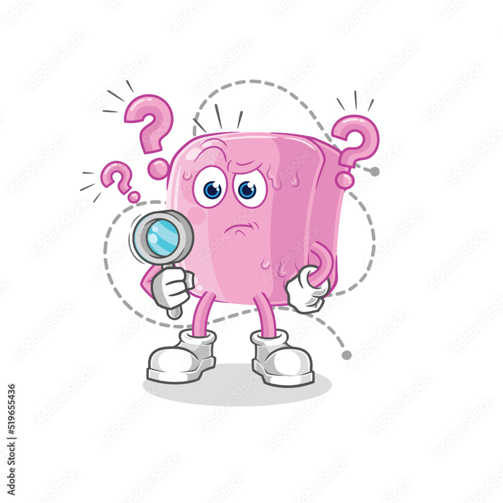 nail searching illustration. character vector nail searching illustration. character vector