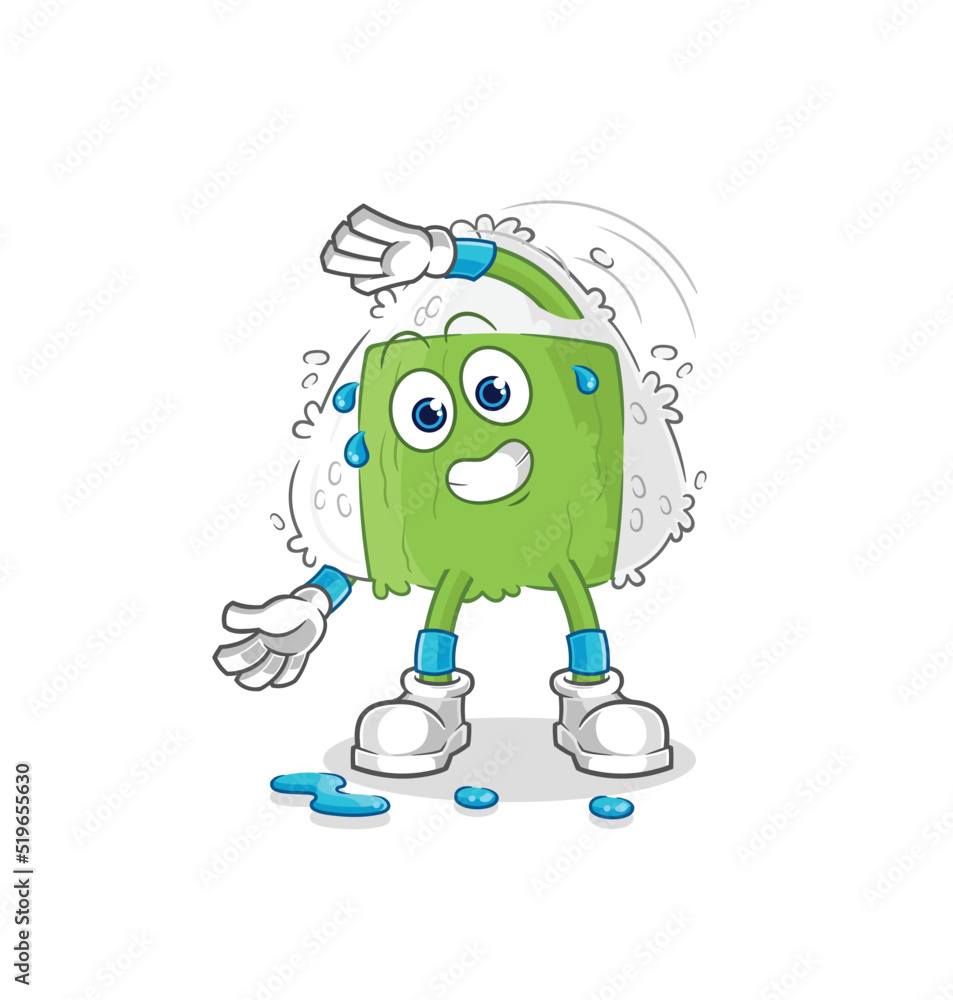 onigiri stretching character. cartoon mascot vector onigiri stretching character. cartoon mascot vector