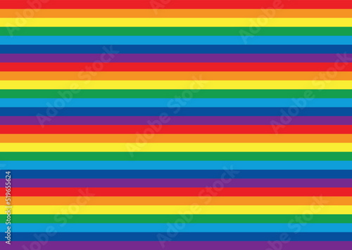 Rainbow flag seamless background, LGBT movement pattern