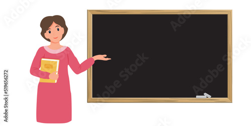 Female teacher in classroom