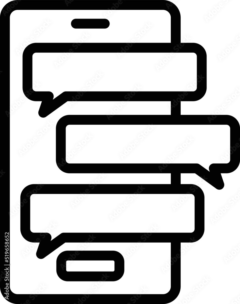 Social care phone chat icon outline vector. Senior health. Patient worker Social care phone chat icon outline vector. Senior health. Patient worker