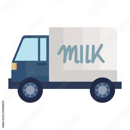 milk transport truck