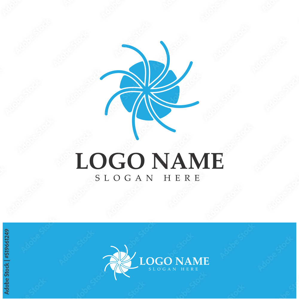 Neuron logo or nerve cell logo design,molecule logo illustration template icon with vector concept