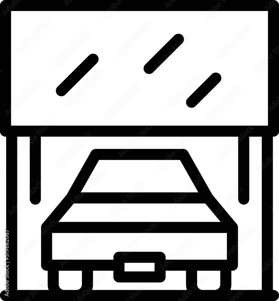 Cinema event icon outline vector. Car drive. Air show Cinema event icon outline vector. Car drive. Air show
