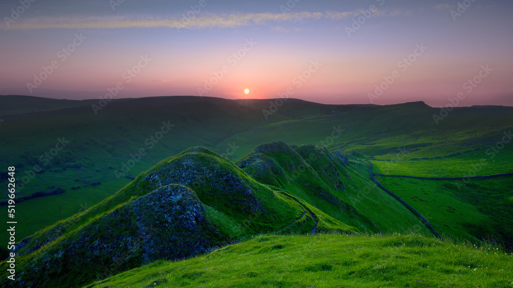 Sunset from Chrome Hill, Peak District