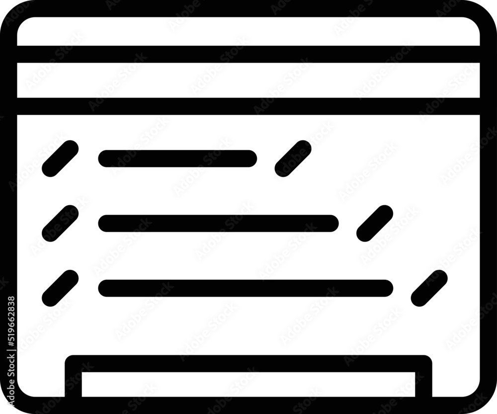 Web code icon outline vector. App service. System digital Web code icon outline vector. App service. System digital