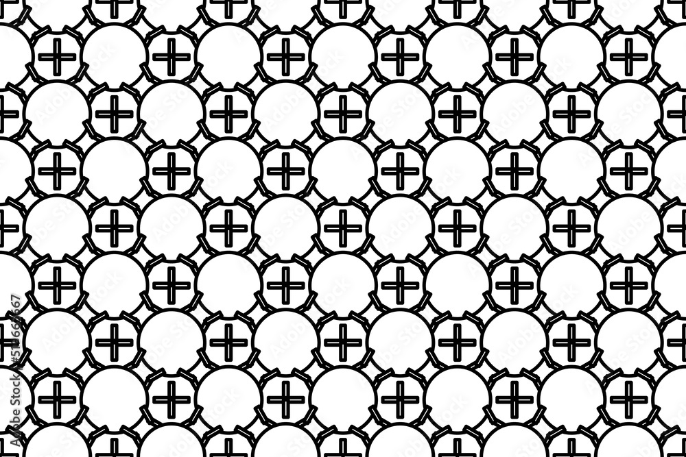 Seamless pattern completely filled with outlines of suns. Elements are evenly spaced. Vector illustration on white background Seamless pattern completely filled with outlines of suns. Elements are evenly spaced. Vector illustration on white background