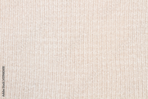 Fondo texura de lana beige. Vista de cerca. Macro