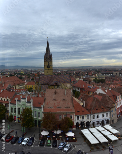 Sibiu fortress view from the advice tower 103