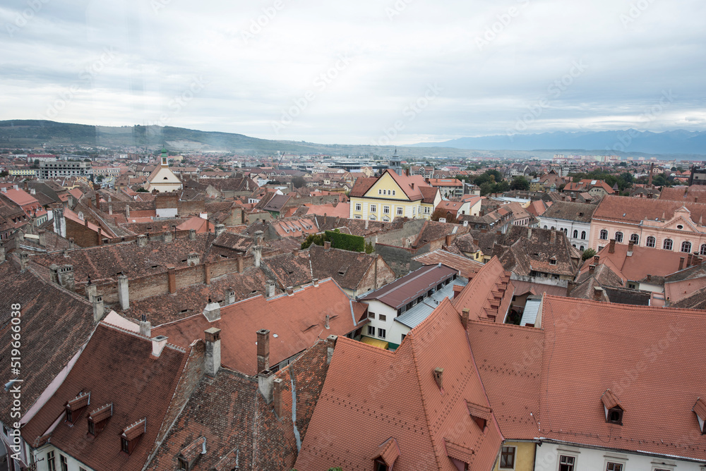 Sibiu fortress view from the advice tower 113